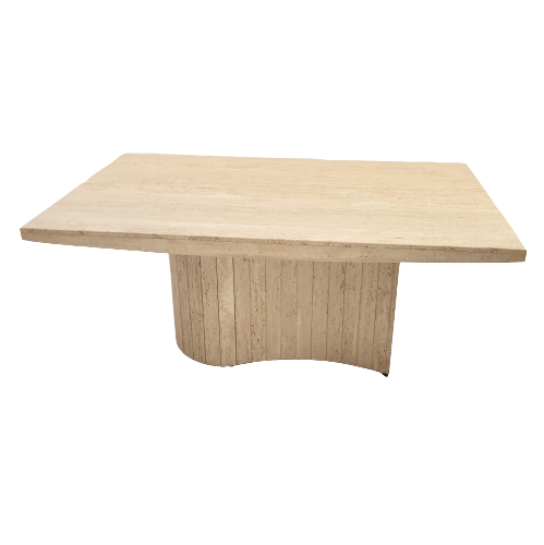 Travertine dinning table