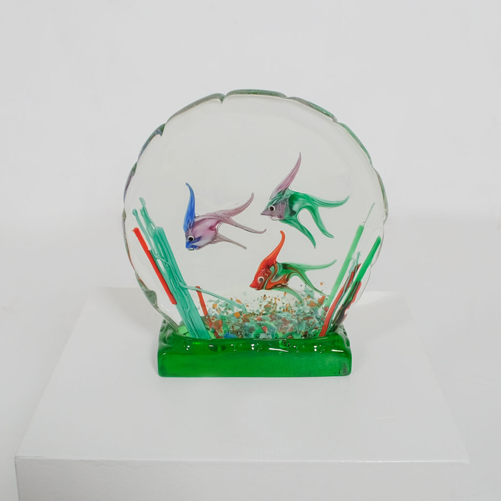 Murano glass aquarium